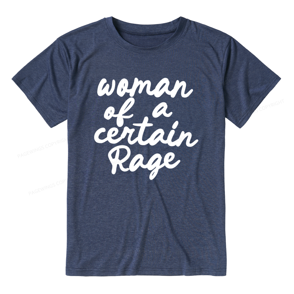 Pagewings Woman of a Certain Rage Unisex Heather T-Shirt