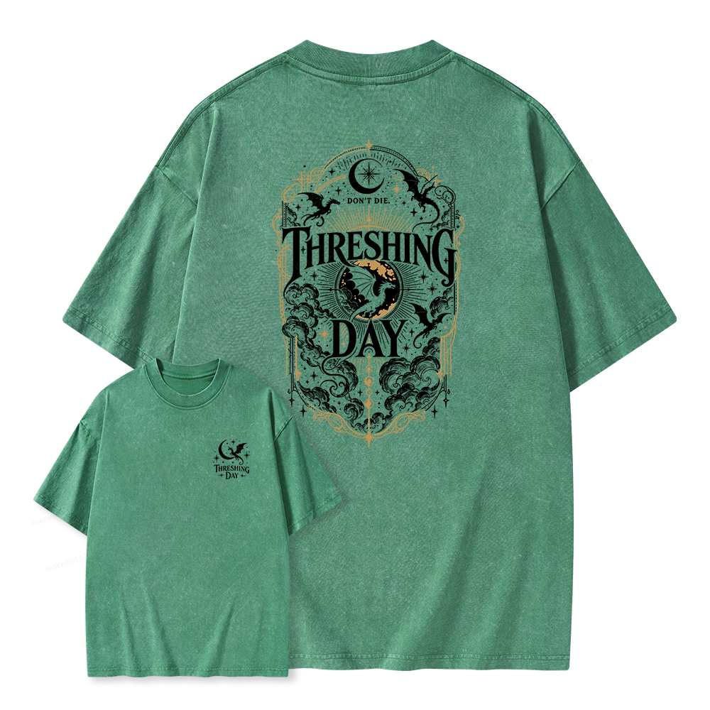 Pagewings Fantasy Book Lover Unisex Washed T-shirt