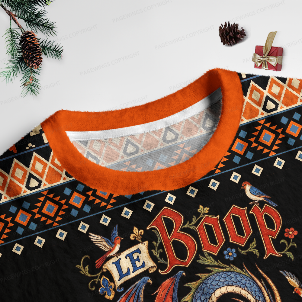 Pagewings Le Boop Unisex Ugly Light Knit Sweatshirt