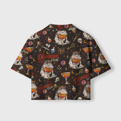 Pagewings The Desperado Club Camp Collar Women's Camp Shirt