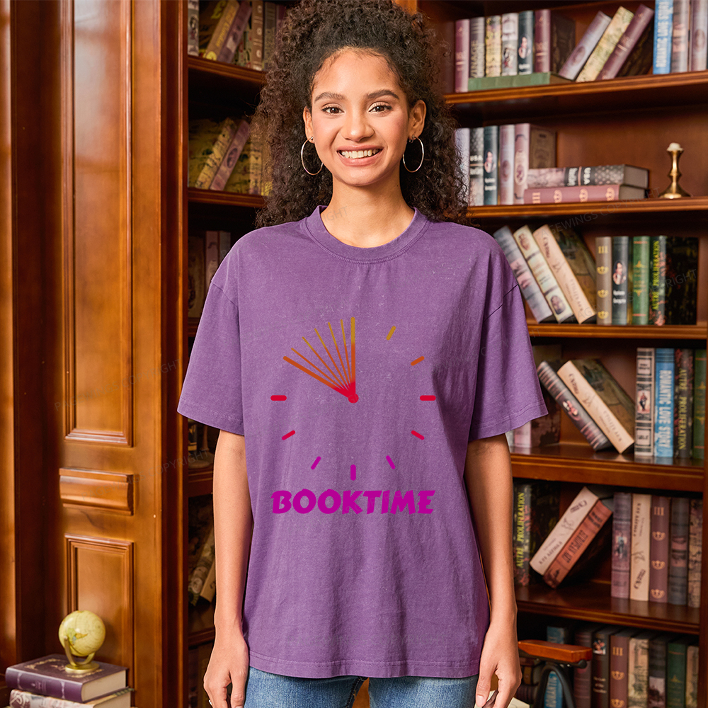 Pagewings Booktime Unisex Washed T-shirt