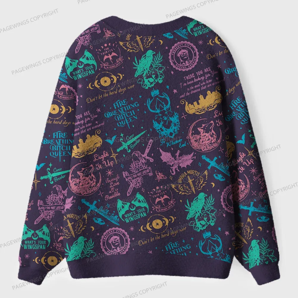 Pagewings Fantasy Unisex Ugly Cardigan Sweaters