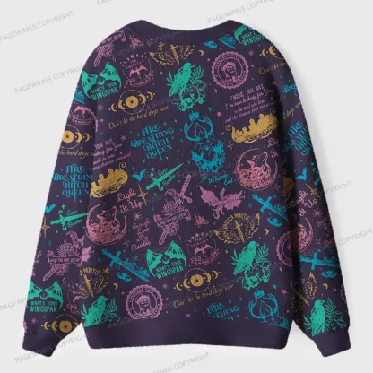 Pagewings Fantasy Unisex Ugly Cardigan Sweaters