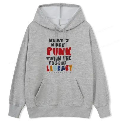 Pagewings What's More Punk Than The Public Library Unisex Classic Hoodie