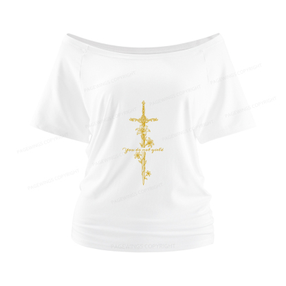Pagewings You do Not Yield Women Off Shoulder T-shirts