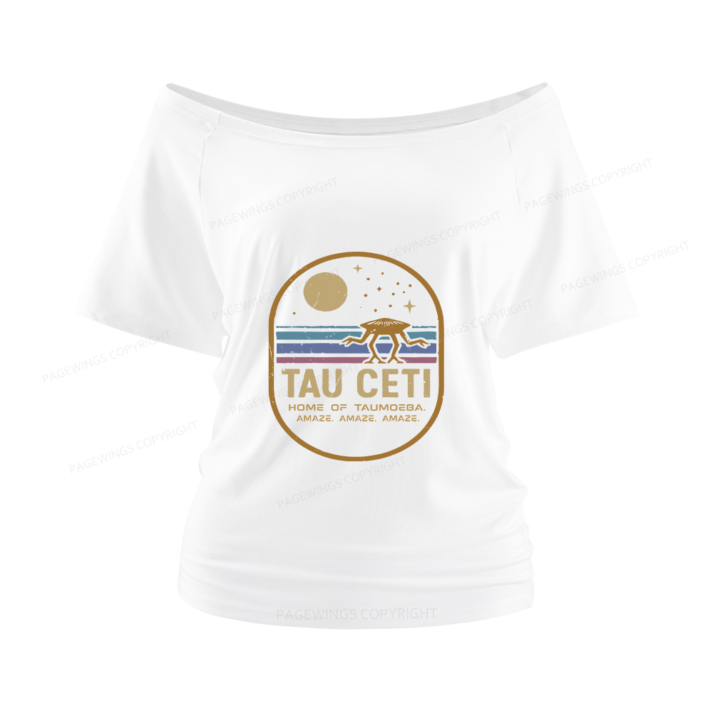 Pagewings Amaze Women Off Shoulder T-shirts