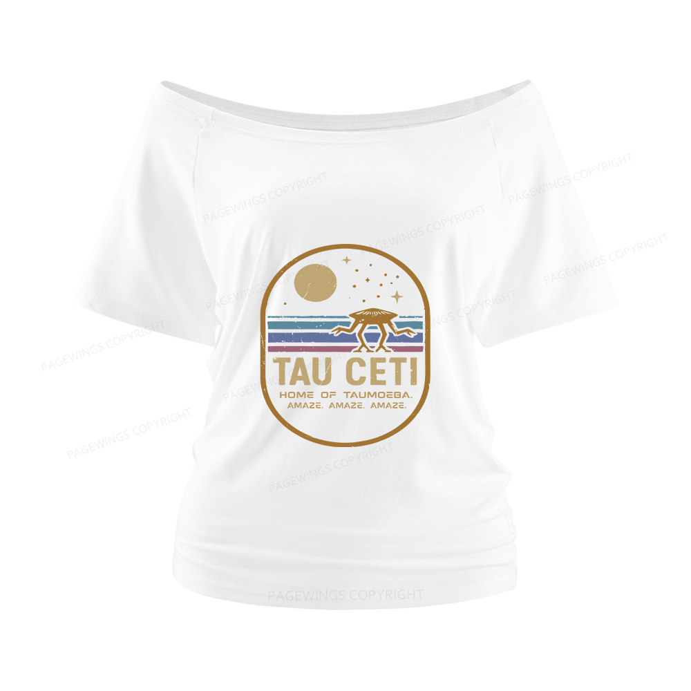 Pagewings Amaze Women Off Shoulder T-shirts