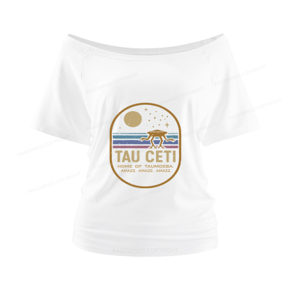 Pagewings Amaze Women Off Shoulder T-shirts