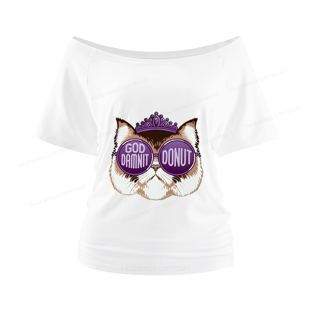 Pagewings Sci-Fi Book Lover Women Off Shoulder T-shirts
