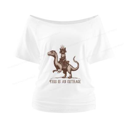 Pagewings Sci-Fi Book Lovers Women Off Shoulder T-shirts