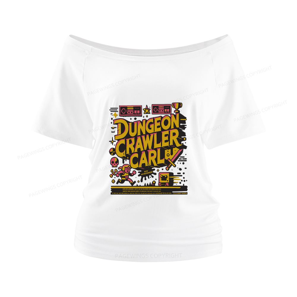 Pagewings Book New Achievement Women Off Shoulder T-shirts