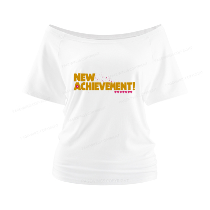 Pagewings New Achievement  Women Off Shoulder T-shirts
