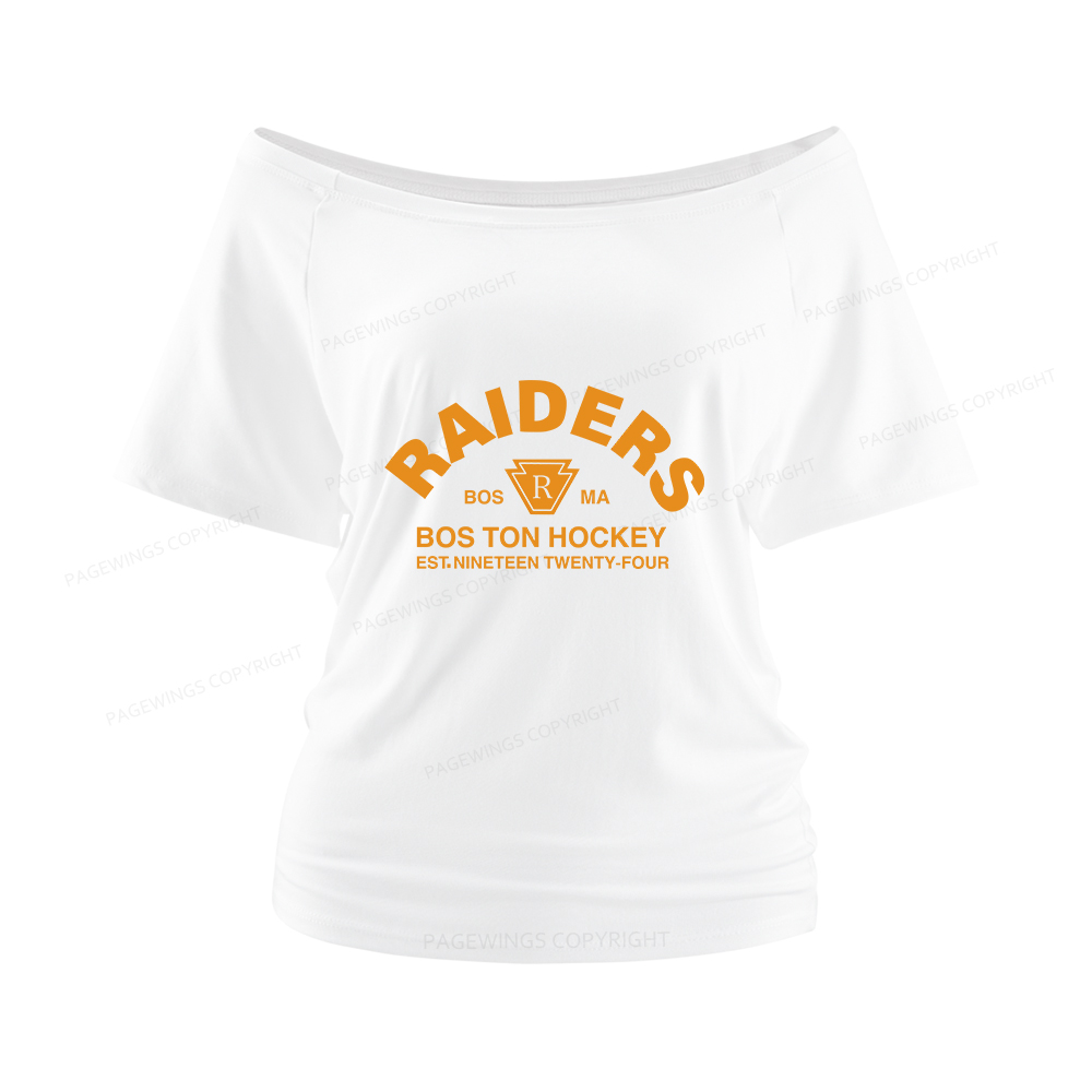 Pagewings Romance Book Women Off Shoulder T-shirts