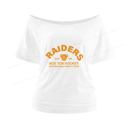 Pagewings Romance Book Women Off Shoulder T-shirts