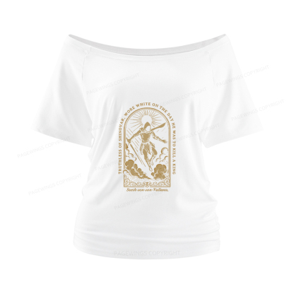 Pagewings Truthless of Shinovar Women Off Shoulder T-shirts