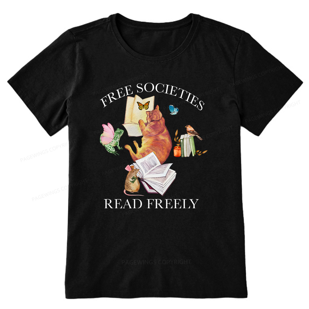 Pagewings Free societies read freely shirt Unisex Classic T-shirt