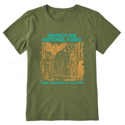 Pagewings Protect Our Parks Vintage Camping Unisex Classic T-shirt