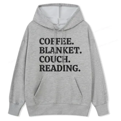 Pagewings Coffee Blanket Couch Reading Unisex Classic Hoodie