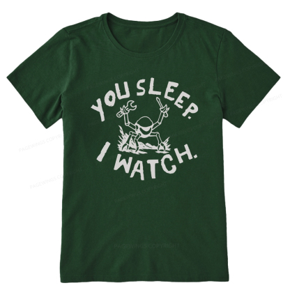 Pagewings You Sleep I Watch Unisex Classic T-shirt