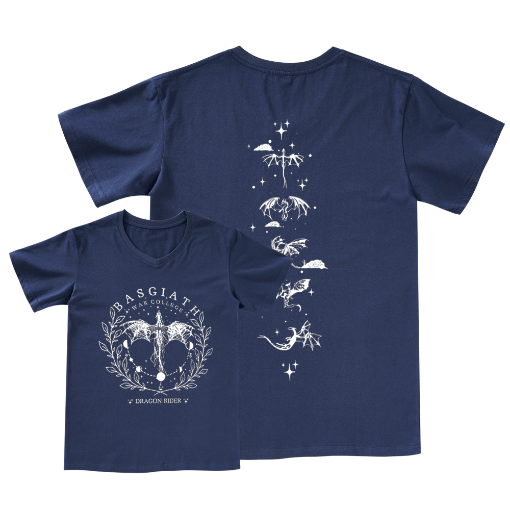 Pagewings Basgiath War College 2-Sided V-neck T-shirt