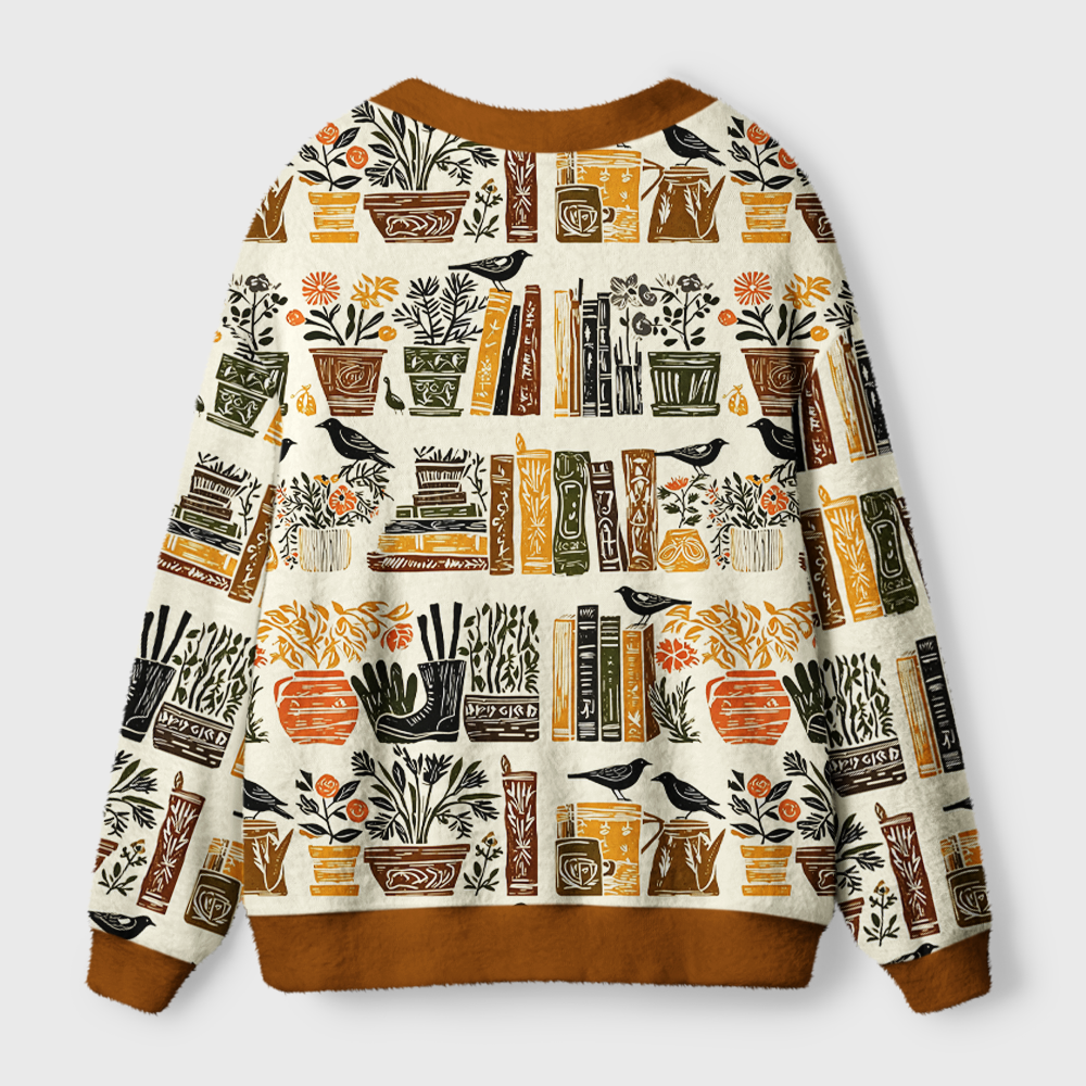 Pagewings Bookish Vibe Light Knit Unisex Cardigan Sweaters