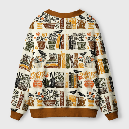 Pagewings Bookish Vibe Light Knit Unisex Cardigan Sweaters