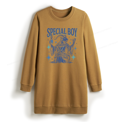 Pagewings Sci Fi Book Lover Sweatshirt Dress