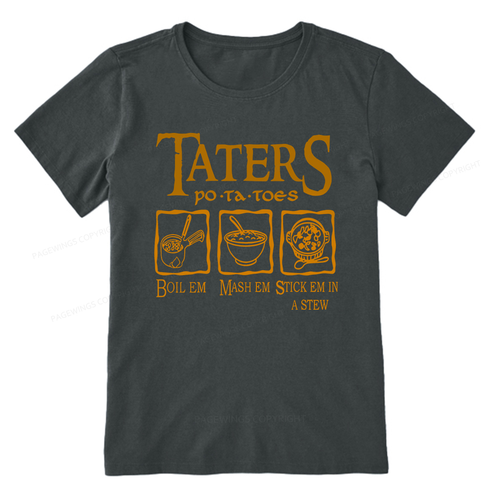 Pagewings Taters PoTaToes Unisex Classic T-shirt
