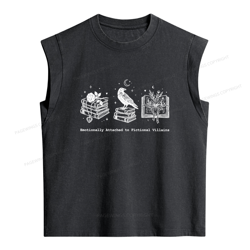Pagewing Dark Romance Reader Women's Washed Tank Top