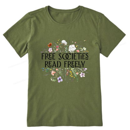 Pagewings Free Societies Read Freely Unisex Classic T-shirt