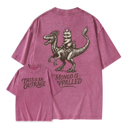 Pagewings This Is An Outrage Unisex Washed T-shirt