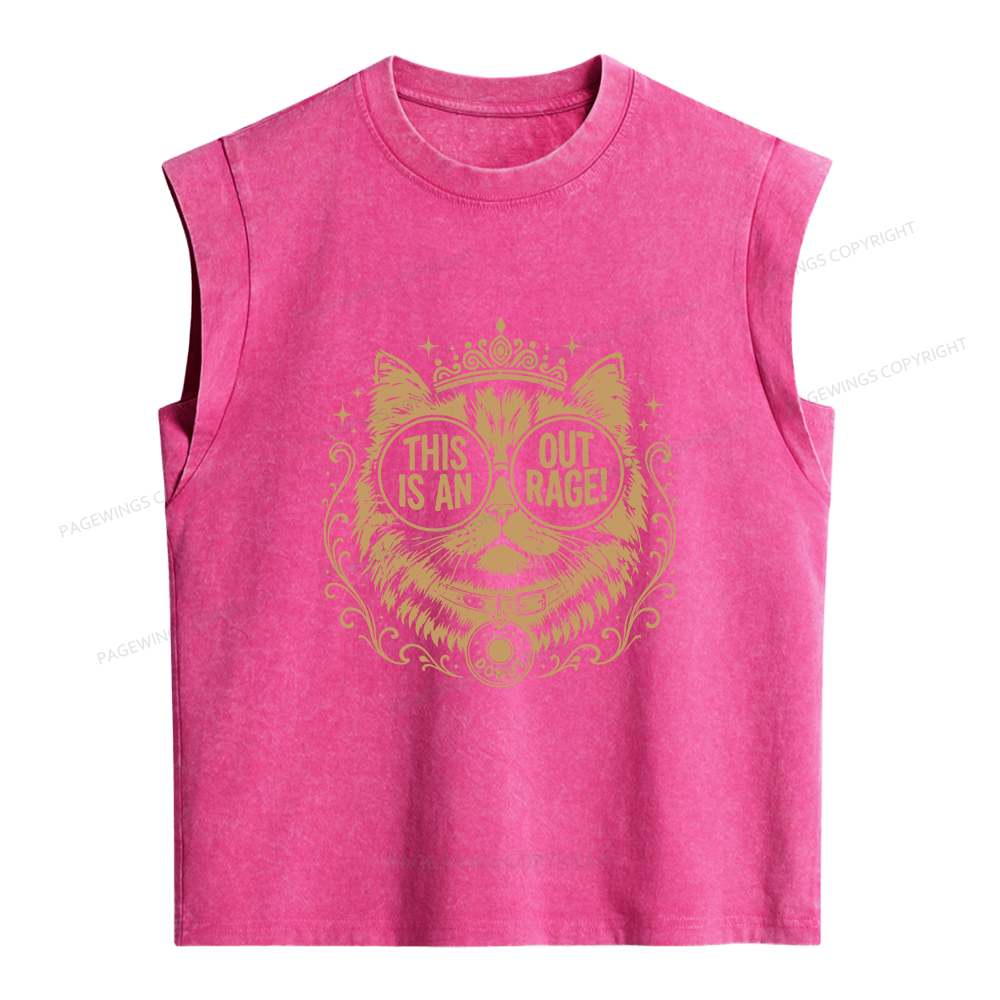 Pagewings Sci-Fi Bookish Women's Washed Tank Top
