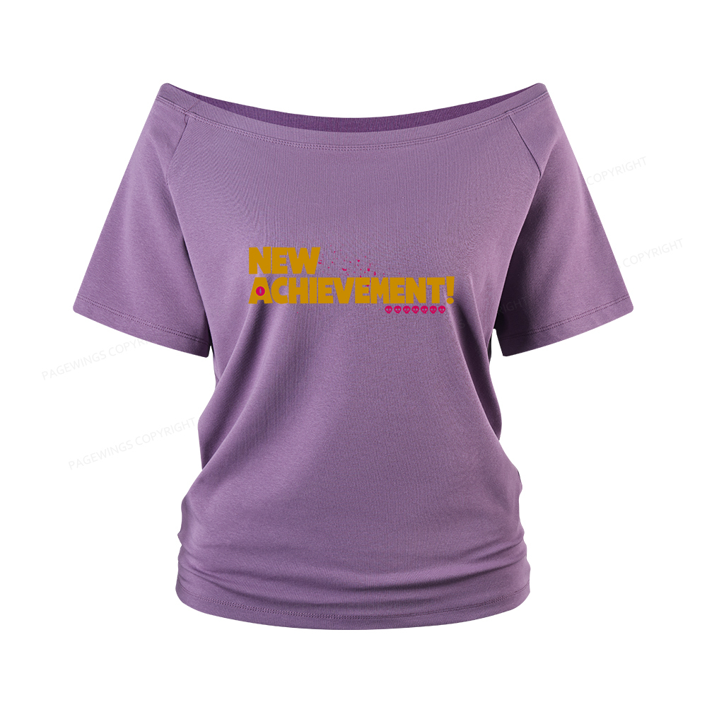 Pagewings New Achievement  Women Off Shoulder T-shirts