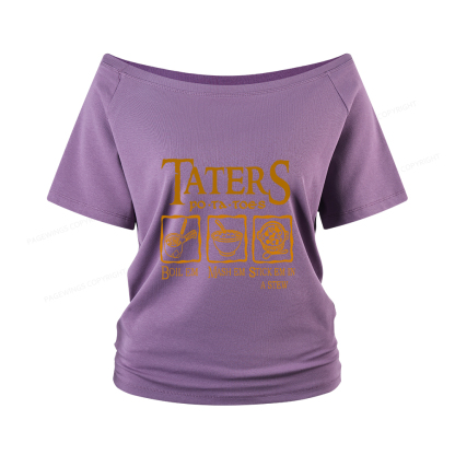 Pagewings Taters PoTaToes Women Off Shoulder T-shirts