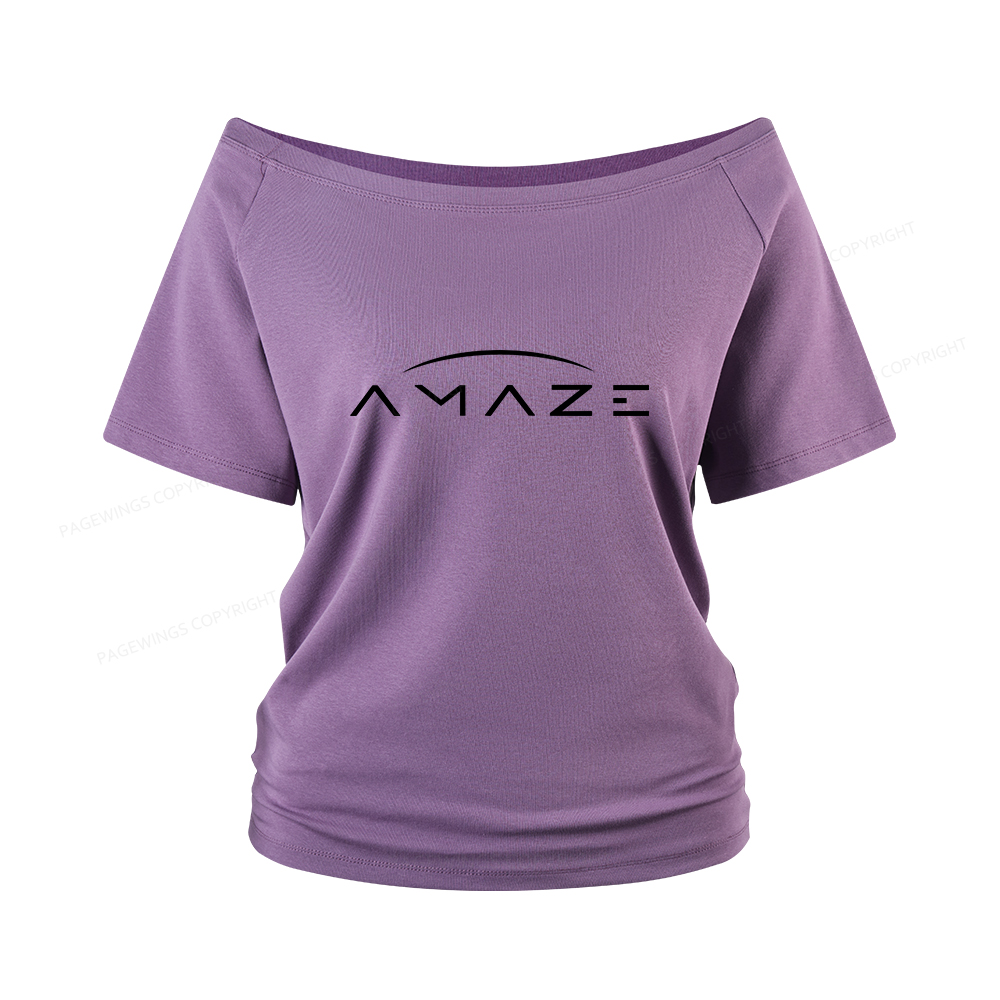Pagewings Amaze Women Off Shoulder T-shirts