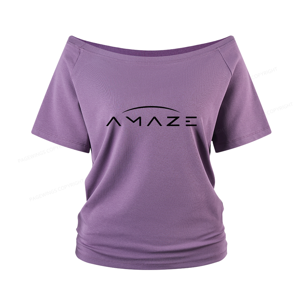 Pagewings Amaze Women Off Shoulder T-shirts