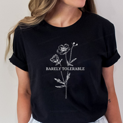 Pagewings Barely Tolerable Unisex Classic T-shirt