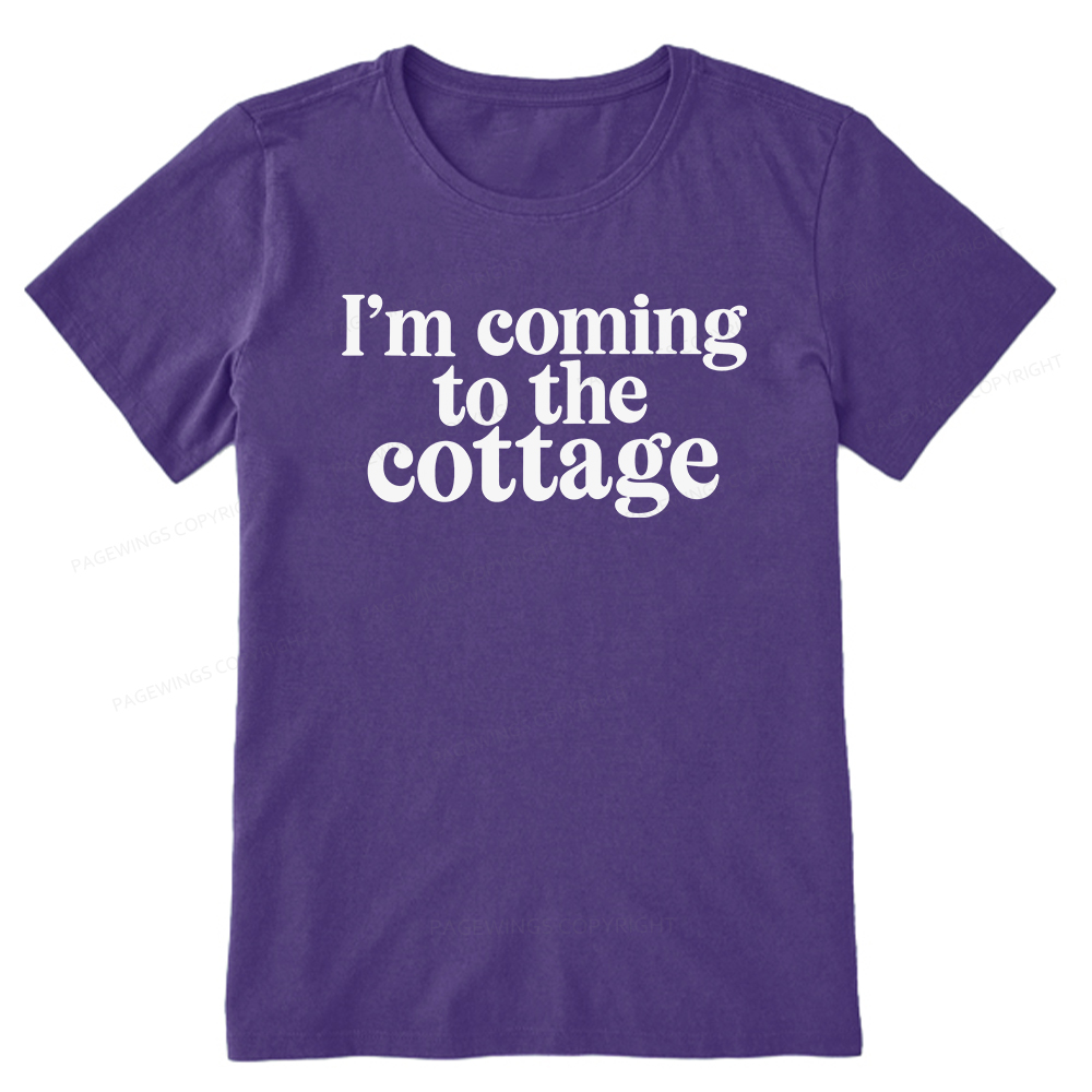 Pagewings I'm Coming To The Cottage Unisex Classic T-shirt