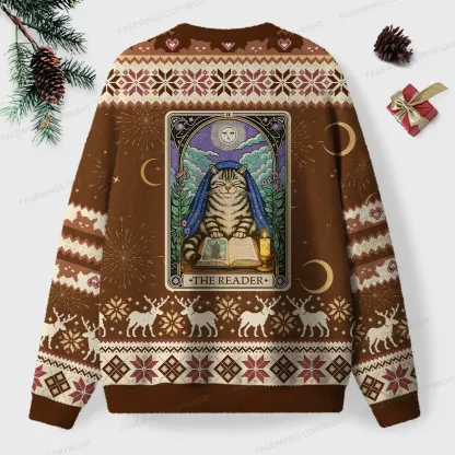 Pagewings The Reader Unisex Ugly Knit Sweatshirt