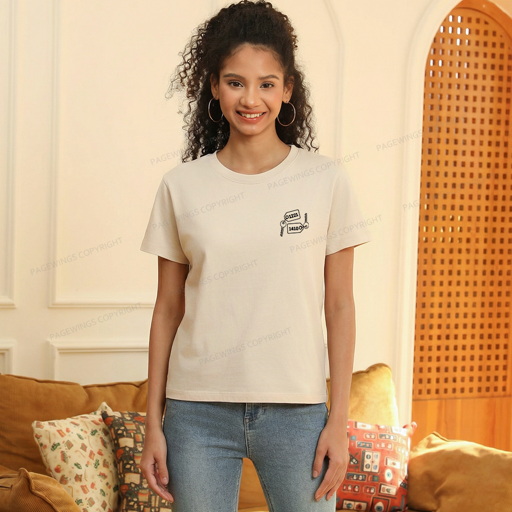 Pagewings Room Numbers  Women's Washed T-shirt