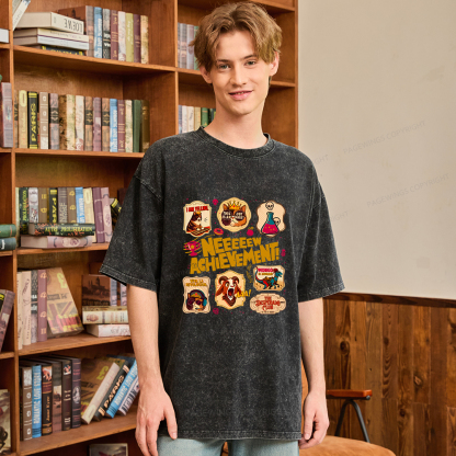 Pagewings New Achievement Unisex Washed T-shirt
