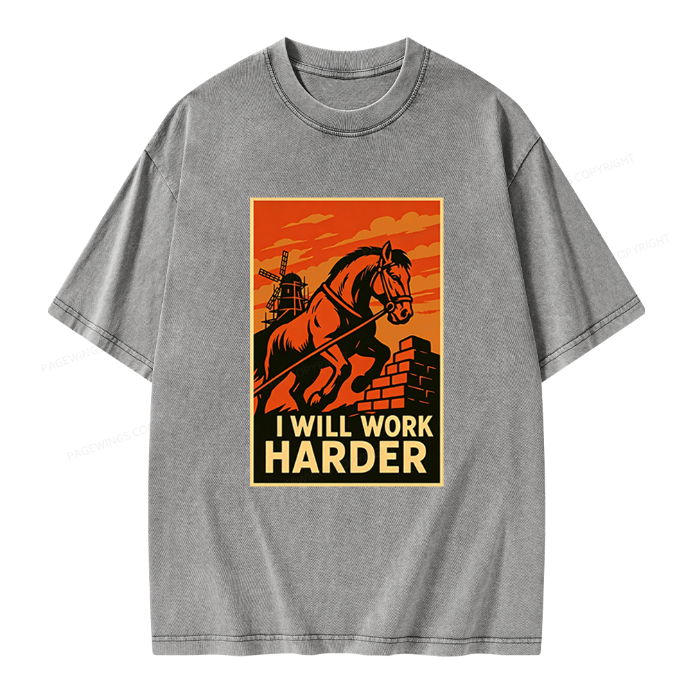 Pagewings Dystopia Quote Unisex Washed T-shirt
