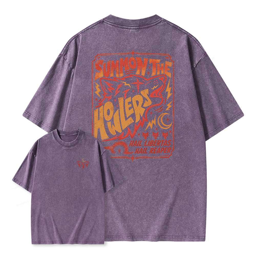 Pagewings Sci Fi Bookish Unisex Washed T-shirt
