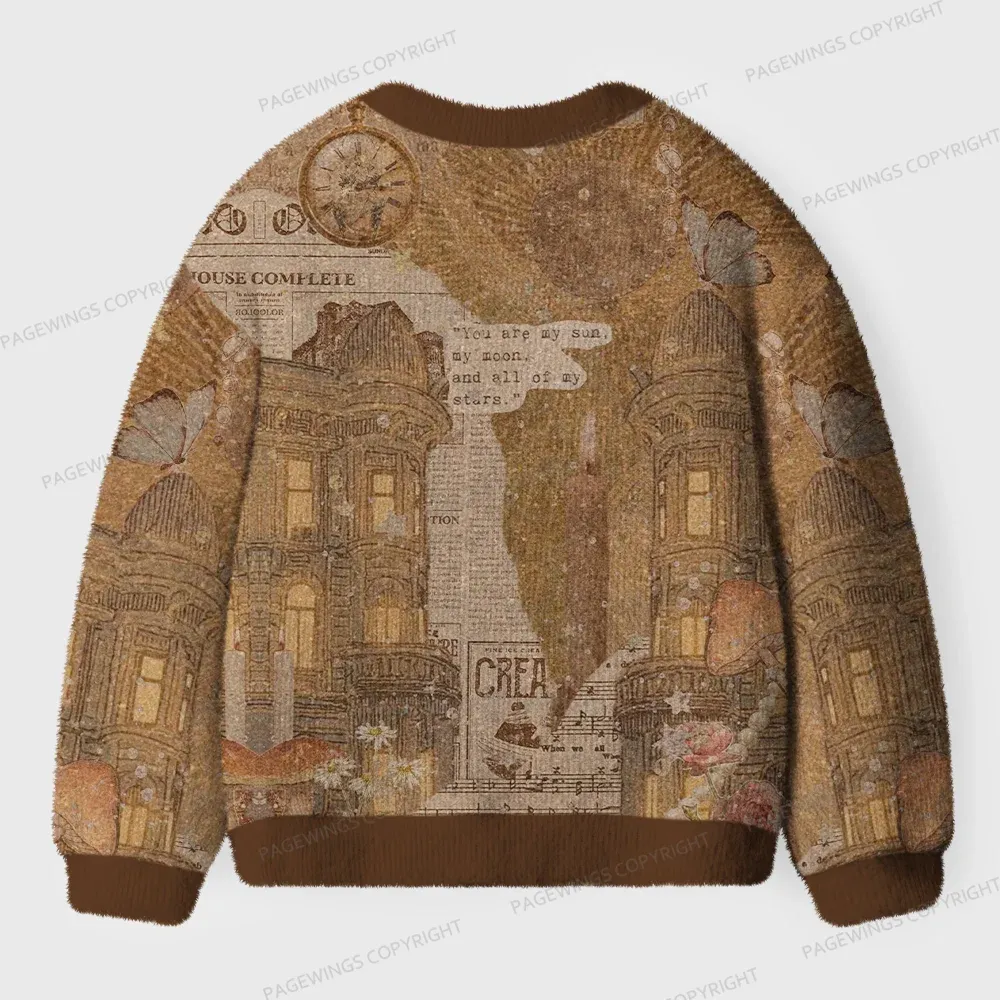Pagewings House Complete Unisex Ugly Cardigan Sweaters