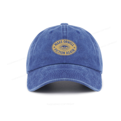 Pagewings Make Orwell Fiction Again Washed Cap