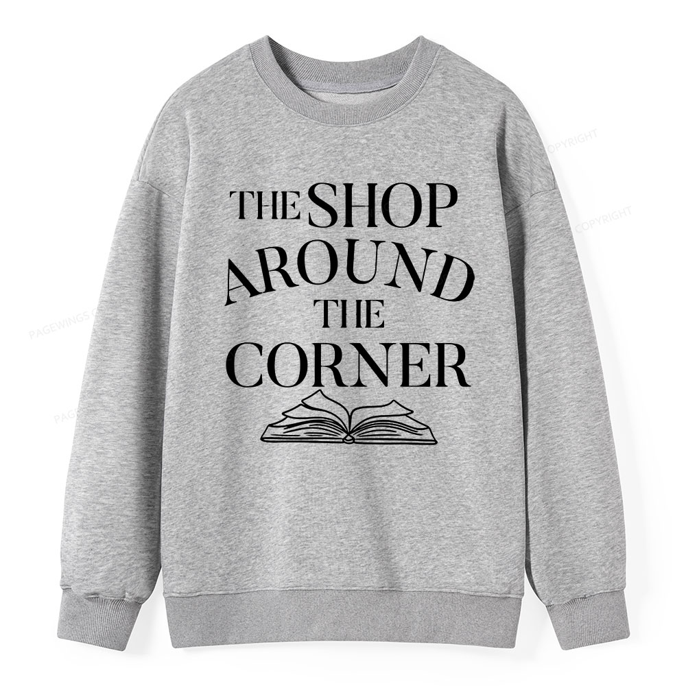 Pagewings The Shop Around The Corner Bookworm  Unisex Classic Sweatshirt