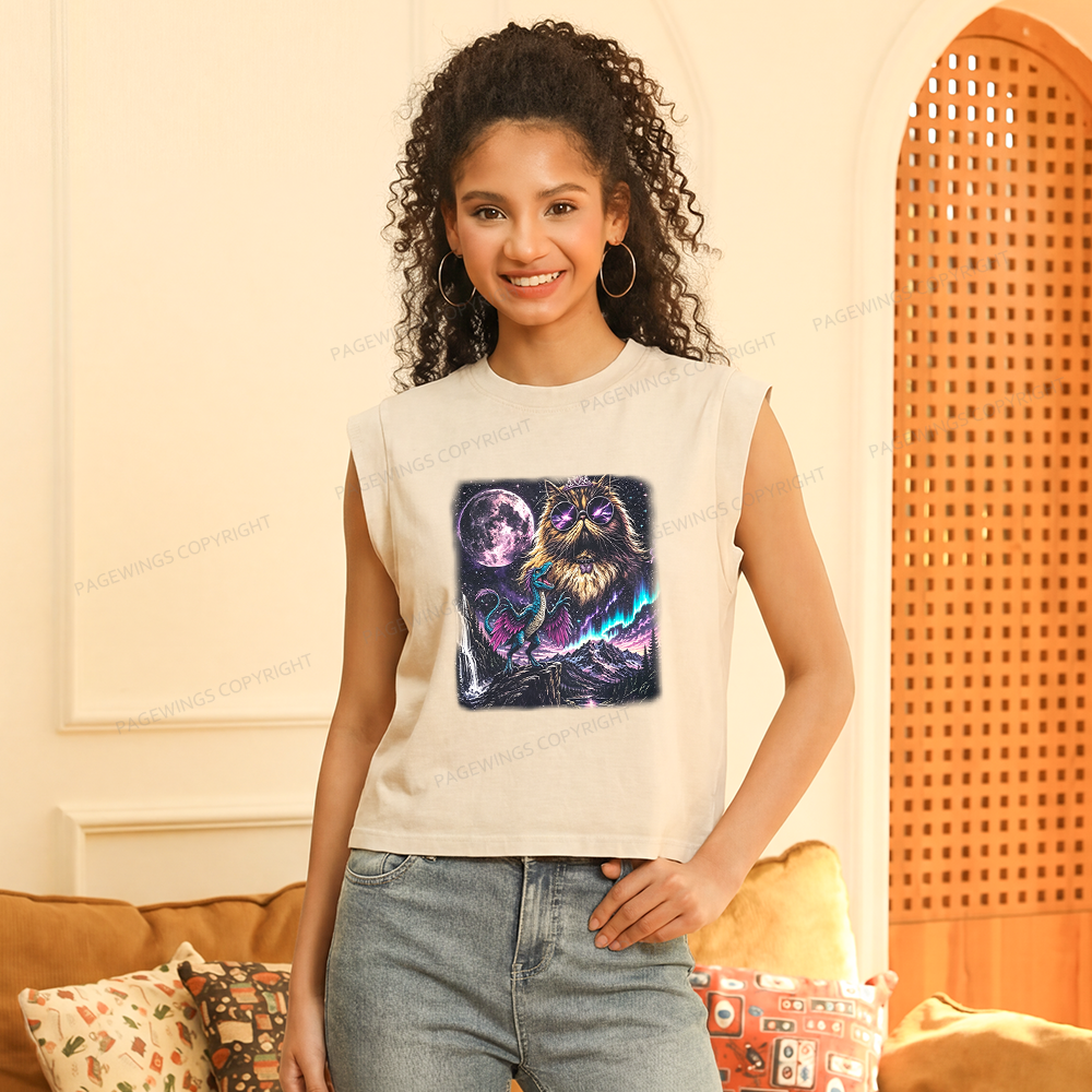 Pagewings Sci Fi Bookish Women's Washed Tank Top