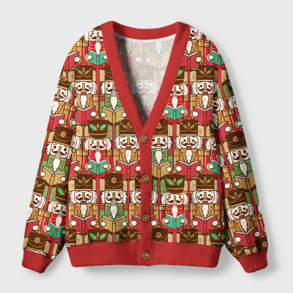 Pagewings Cozy Reading Light Knit Unisex Cardigan Sweaters
