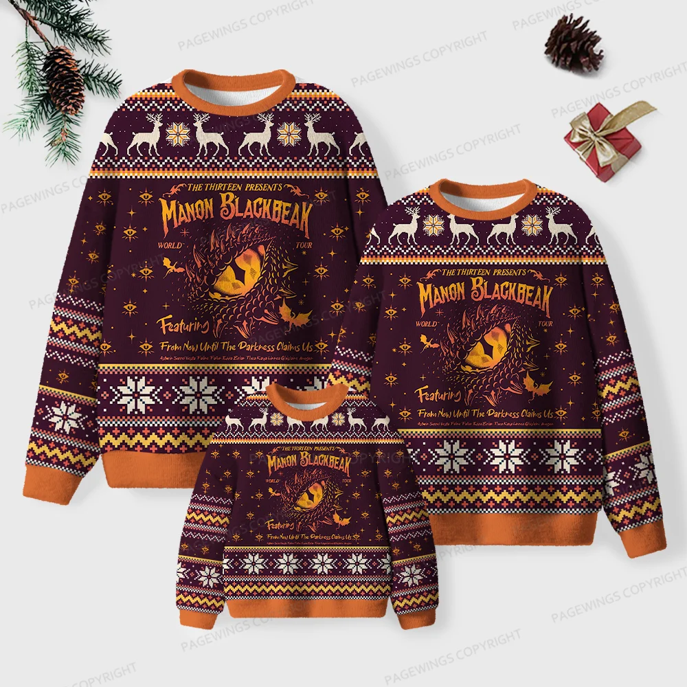 Pagewings  The Thirteen Unisex Ugly Knit Sweatshirt