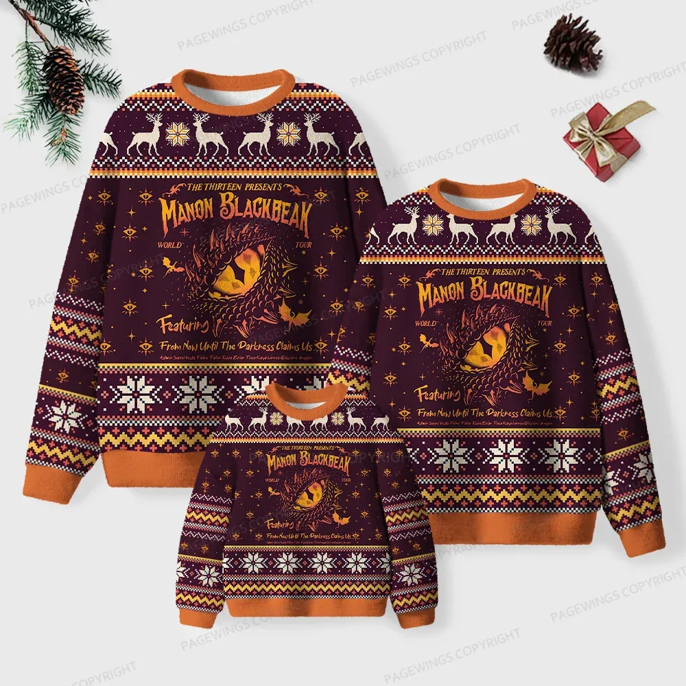 Pagewings  The Thirteen Unisex Ugly Knit Sweatshirt
